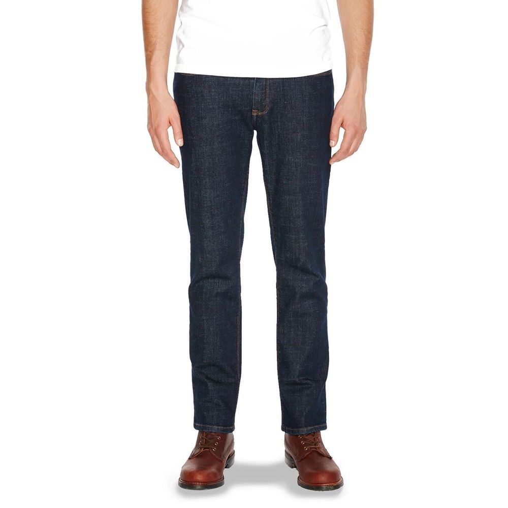 Matt & Bow Men's Straight Jeans Dark Indigo 42 X 32 $129 Utility Casual Classic